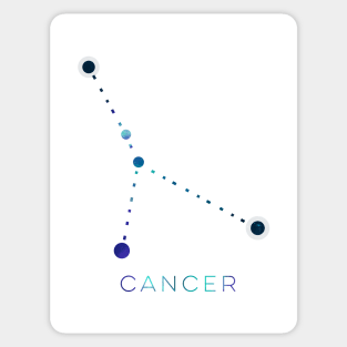 CANCER STAR CONSTELLATION ZODIAC SIGN Sticker